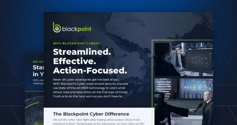 blackpoint cyber Why Blackpoint slick sheet thumbnail