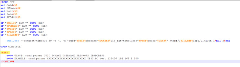 Figure 9: send_params.bat 