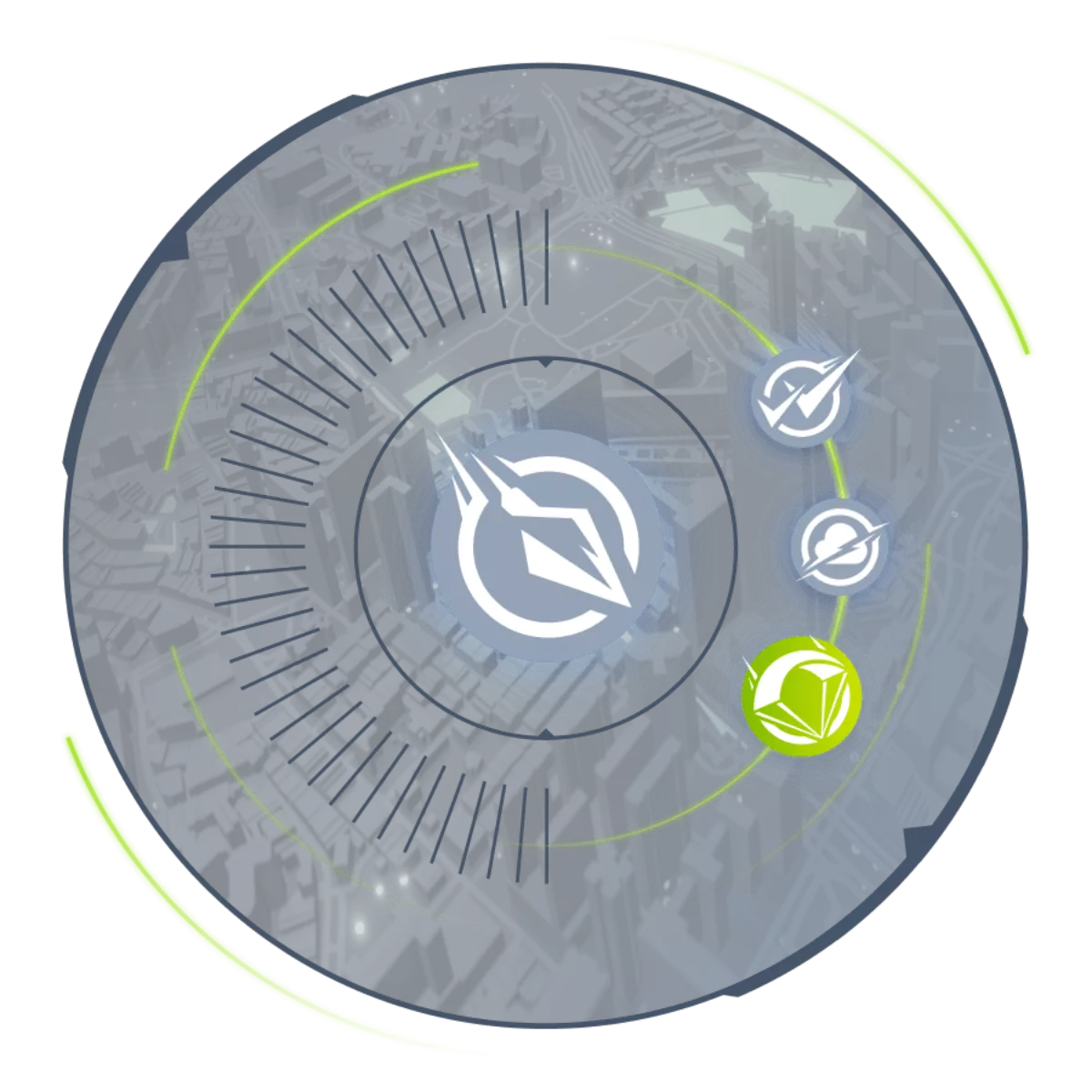 Ecosystem graphic showing Blackpoint RISK icon highlighted