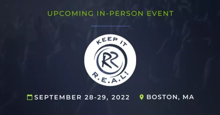 Upcoming in-person event: Robin Robins Cybersecurity Roadshow held September 28-29, 2022 in Boston, MA.