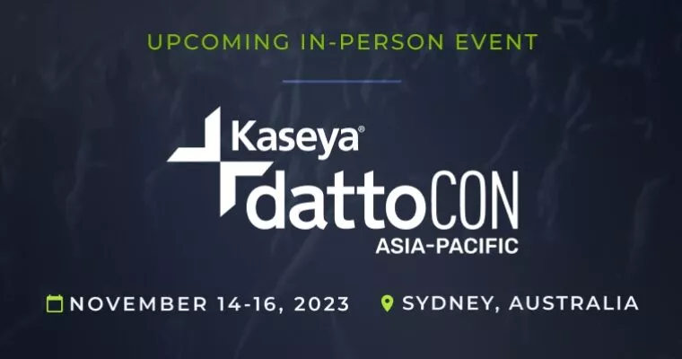 DattoCon APAC held November 14-16 in Sydney, Australia