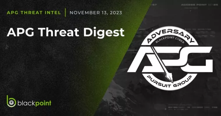 APG Threat Digest - Recap