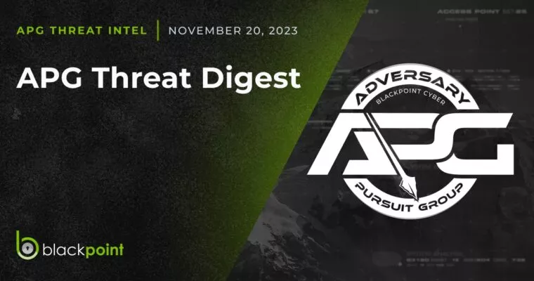 APG - Threat Digest Recap