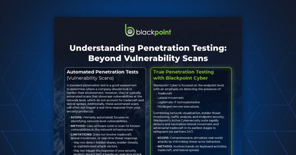 Understanding Penetration Testing: Beyond Vulnerability Scans