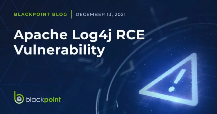 apache log4j RCE vulnerability