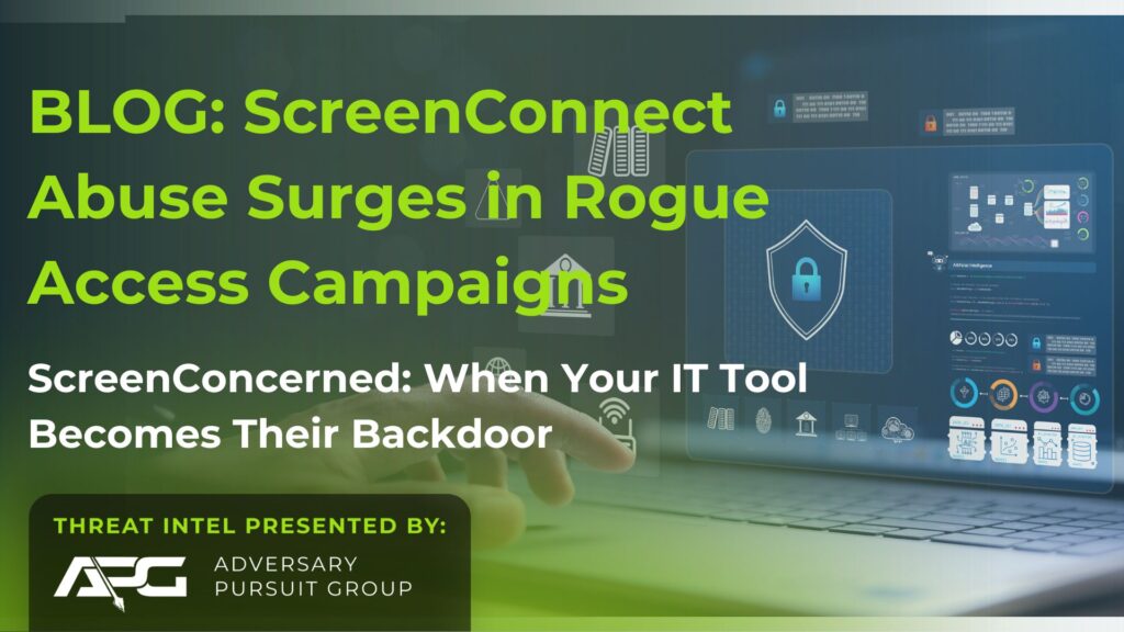 ScreenConnect Abuse Surges in Rogue Access Campaigns