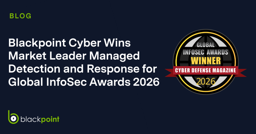 Blackpoint Cyber Wins Market Leader Managed Detection and Response for Global InfoSec Awards 2026