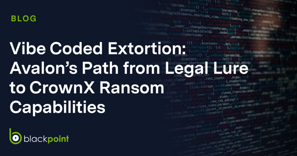 Vibe Coded Extortion: Avalon’s Path from Legal Lure to CrownX Ransom Capabilities 